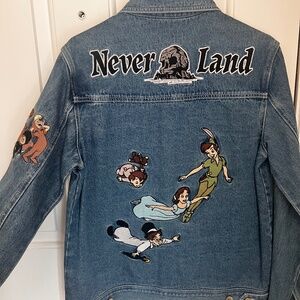 Disney & Cakeworthy Peter Pan, Lost Boys, Neverland Denim Jacket Medium